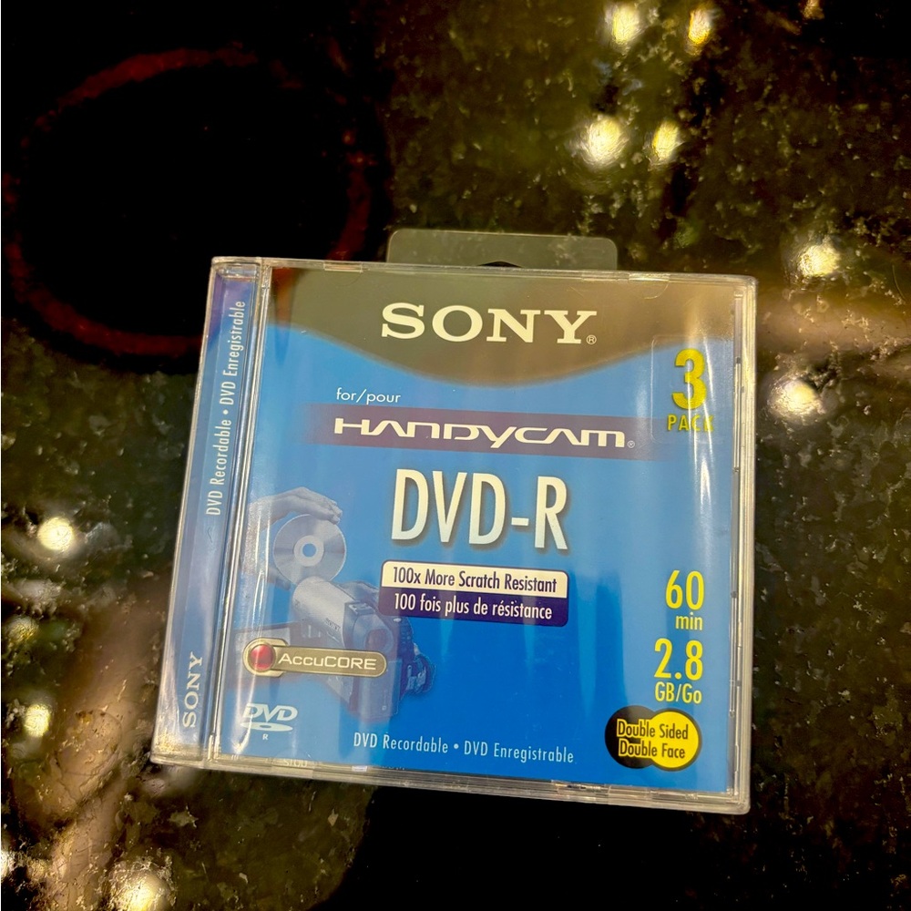 Sony 3 pack  DVD-R 60 min 2.8 GB/Go